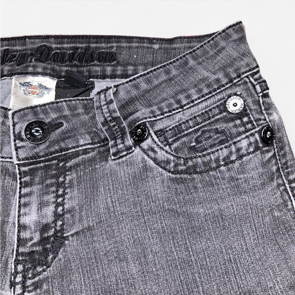 Harley-Davidson Charcoal Skinnies - Picture 3 of 6